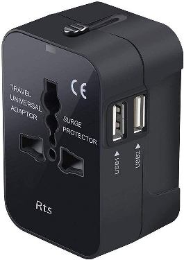 Universal Travel Adapter, International All in One Worldwide Travel Adapter